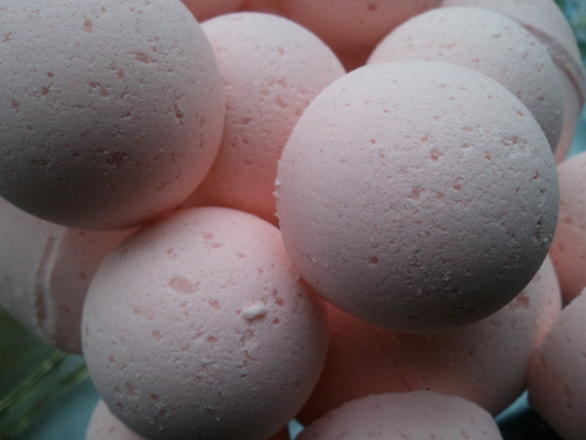 14 bath bombs in Jasmine fragrance with shea & cocoa butter, gift bag bath fizzies, great for dry skin with 7 ultra rich oils