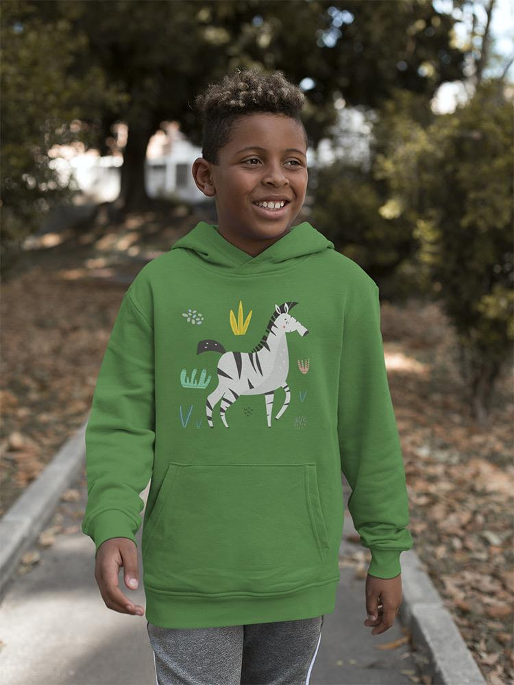 Zebra Doodle Safari Hoodie -Image by Shutterstock