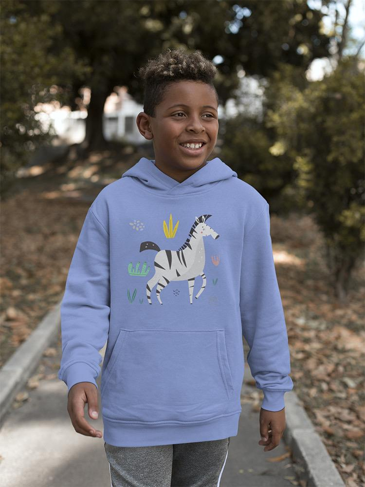 Zebra Doodle Safari Hoodie -Image by Shutterstock