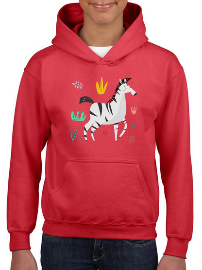 Zebra Doodle Safari Hoodie -Image by Shutterstock