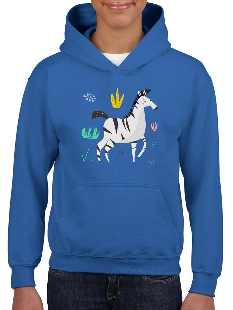 Zebra Doodle Safari Hoodie -Image by Shutterstock