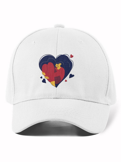 Love Yourself Hair Heart Hat -Image by Shutterstock