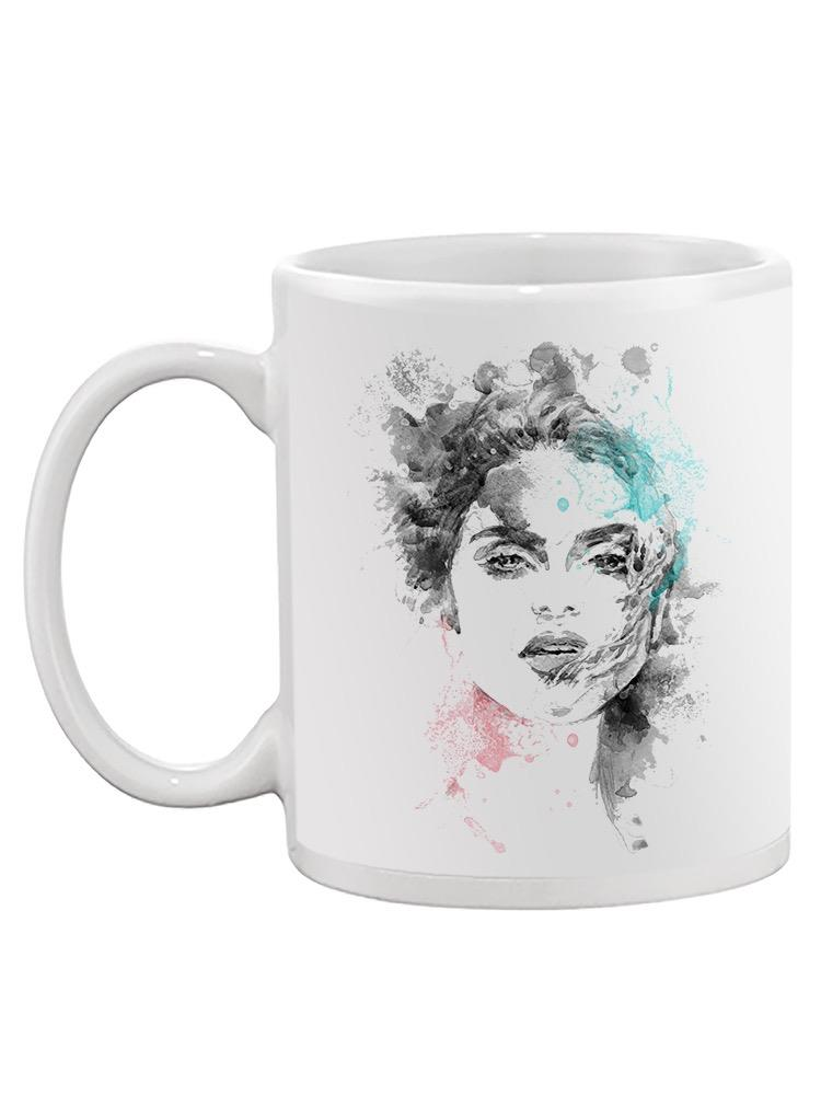 Woman's Face Painted Mug - Image by Shutterstock