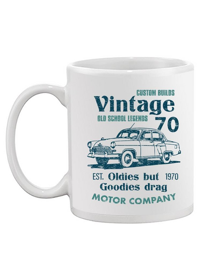 Old School Car Mug -SPIdeals Designs