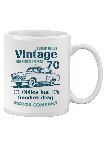 Old School Car Mug -SPIdeals Designs