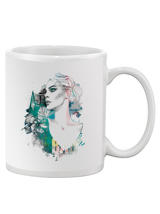 Fashion Woman Portrait Mug -Image by Shutterstock