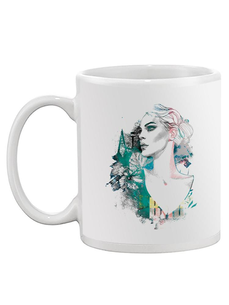 Fashion Woman Portrait Mug -Image by Shutterstock