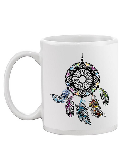 Dream Catcher Bold Outline Mug Unisex's -Image by Shutterstock