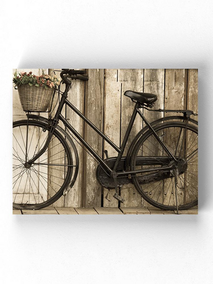 Black Bicycle Wrapped Canvas -Image by Shutterstock