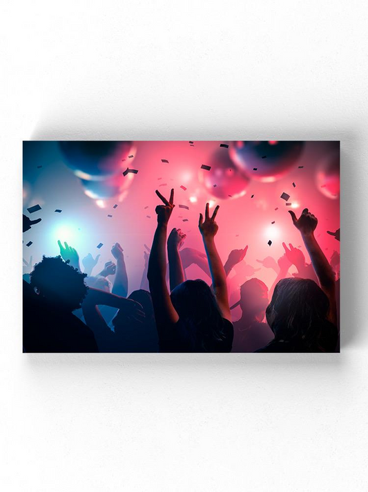 Dancing In A Club Wrapped Canvas -Image by Shutterstock