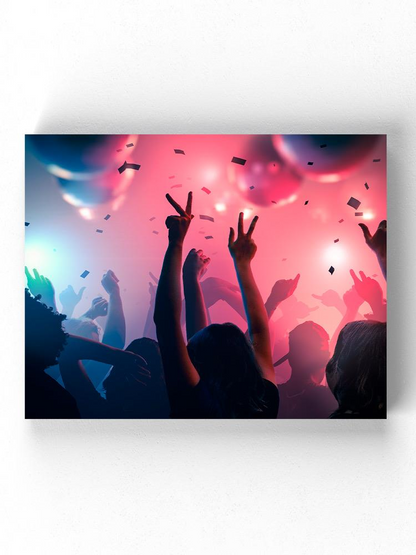 Dancing In A Club Wrapped Canvas -Image by Shutterstock