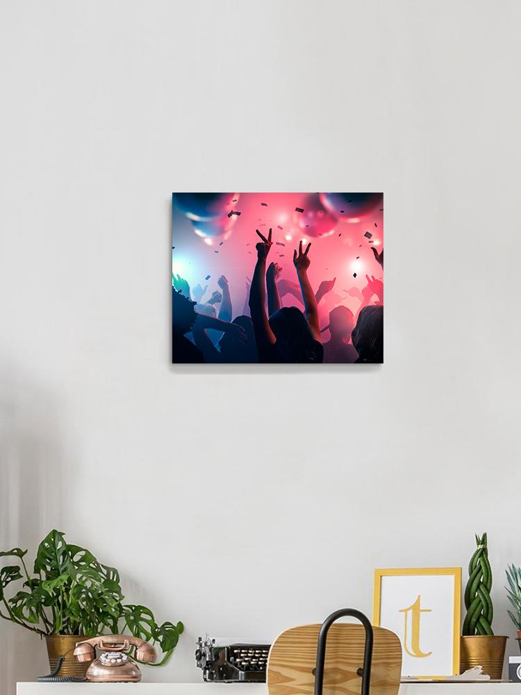 Dancing In A Club Wrapped Canvas -Image by Shutterstock