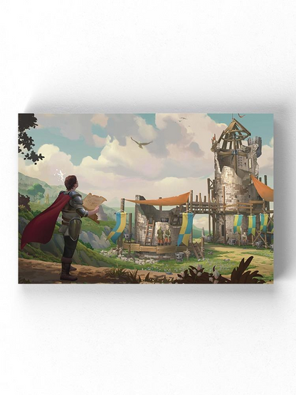 Medieval Fantasy Landscape Wrapped Canvas -Image by Shutterstock