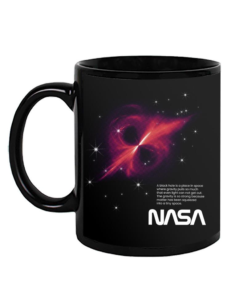 Nasa Black Hole Explanation Mug -NASA Designs