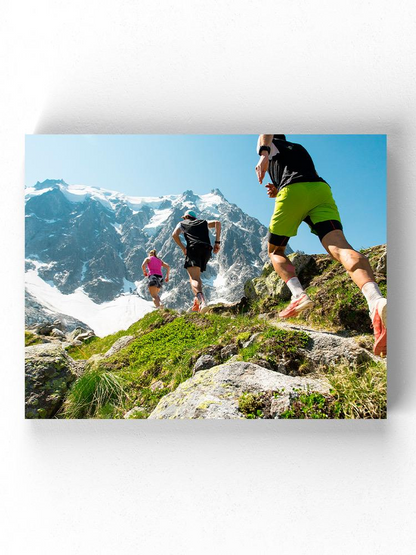 Running Towards The Mountains Wrapped Canvas -Image by Shutterstock