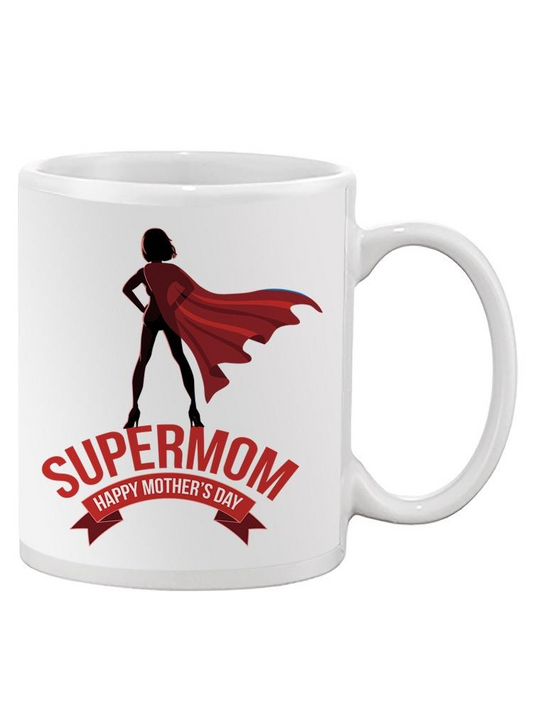 Mothers Day Supermom Design Mug Unisex's -Image by Shutterstock