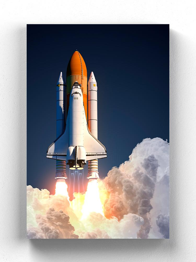 Space Shuttle Launch Wrapped Canvas -Image by Shutterstock