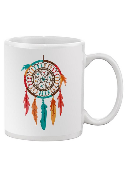 Dream Catcher Colorful Feathers Mug Unisex's -Image by Shutterstock