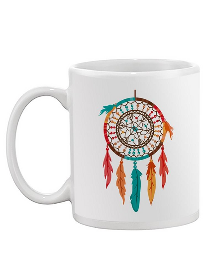 Dream Catcher Colorful Feathers Mug Unisex's -Image by Shutterstock