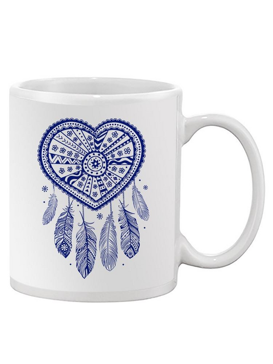 Heart Shaped Dream Catcher Mug Unisex's -Image by Shutterstock