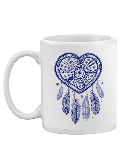 Heart Shaped Dream Catcher Mug Unisex's -Image by Shutterstock