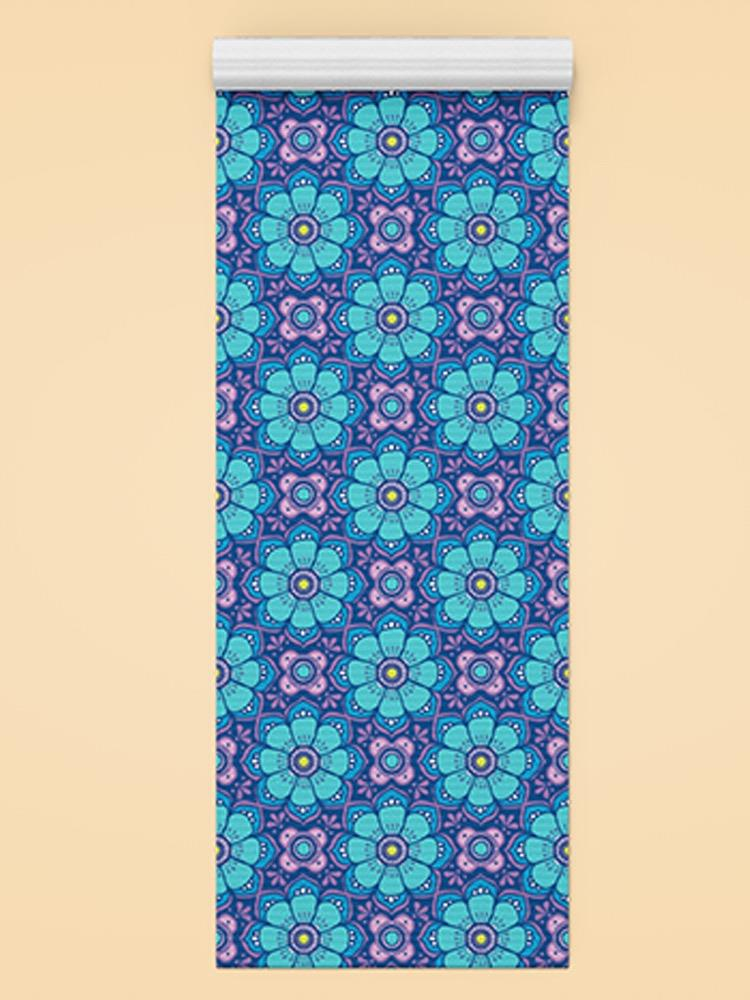 Flower Pattern Yoga Mat -Image by Shutterstock