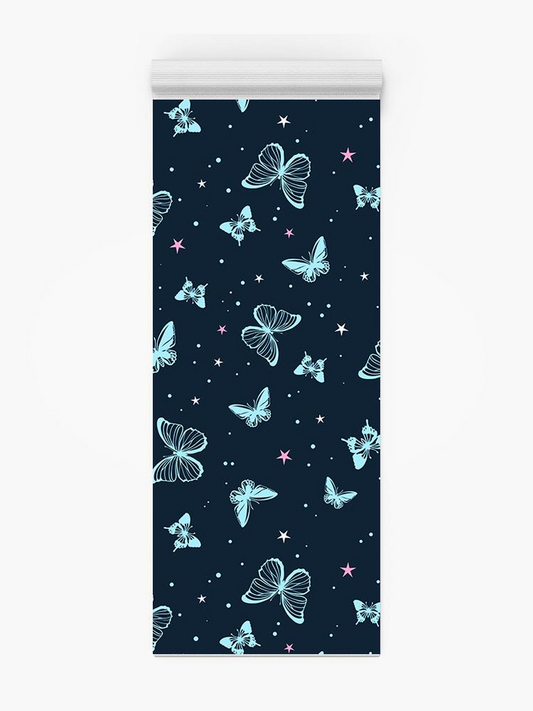 Butterflies And Stars Yoga Mat -Image by Shutterstock