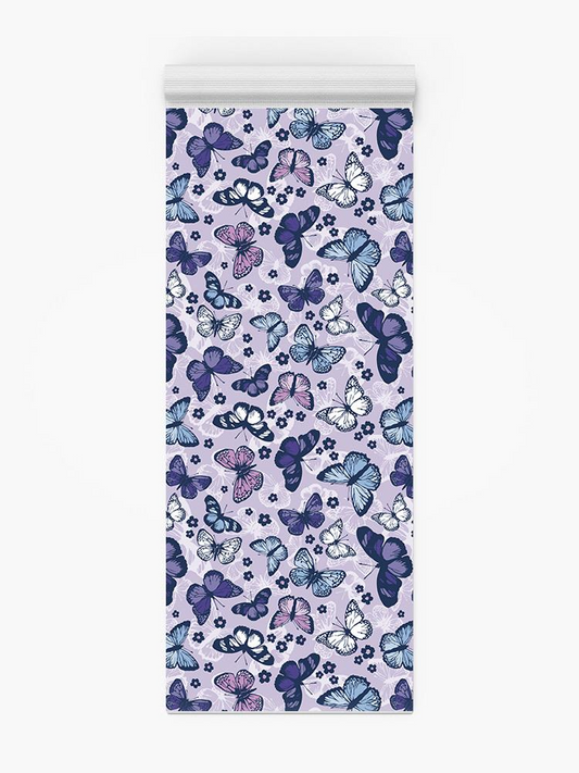 Butterflies In A Purple Backgrou Yoga Mat -Image by Shutterstock