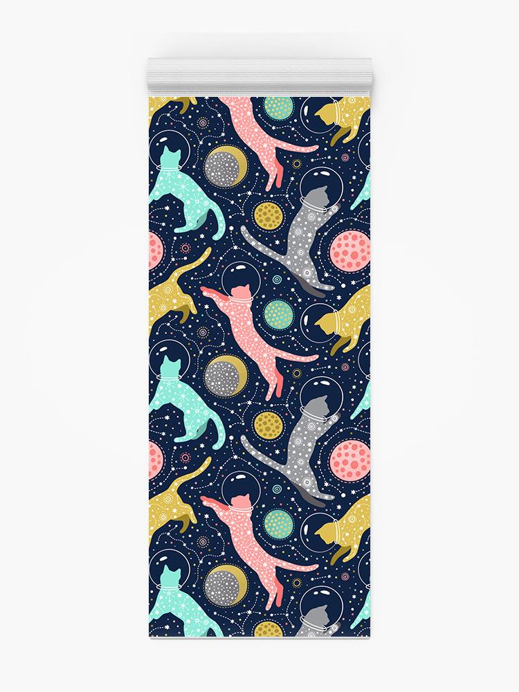 Space Cats Yoga Mat -Image by Shutterstock