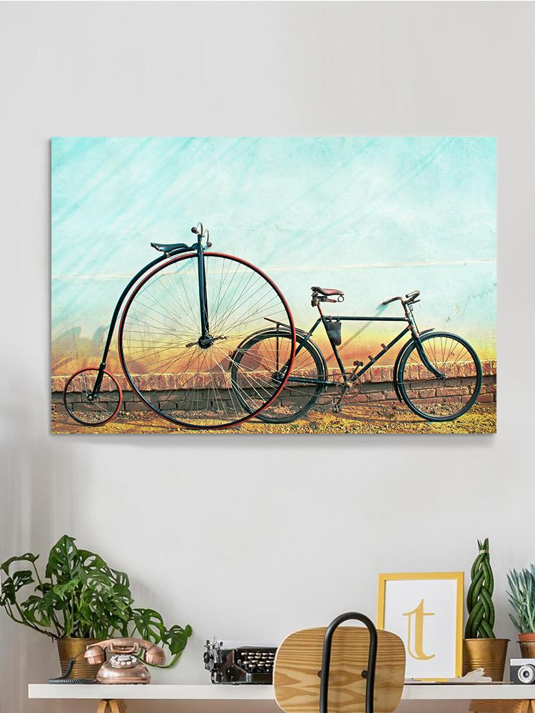 Two Bicycles Wrapped Canvas -Image by Shutterstock