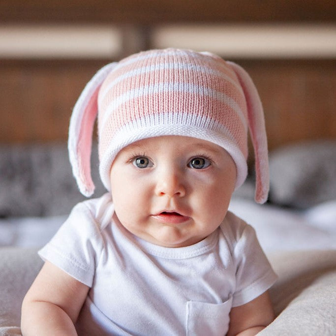 Hat with Bunny Ears, Pink