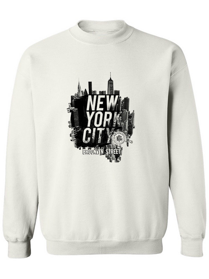 Nyc Brookyn Street Sweatshirt Men's -Image by Shutterstock