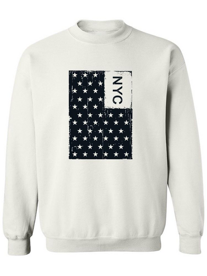 Nyc Flag Design Sweatshirt Men's -Image by Shutterstock