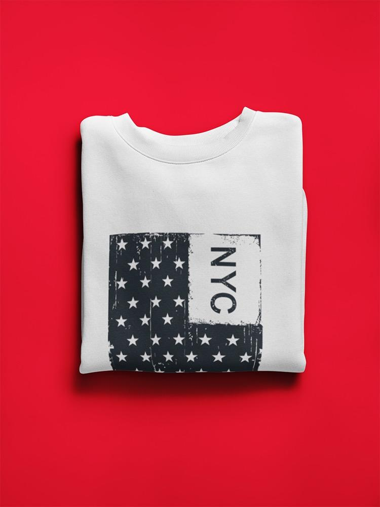 Nyc Flag Design Sweatshirt Men's -Image by Shutterstock