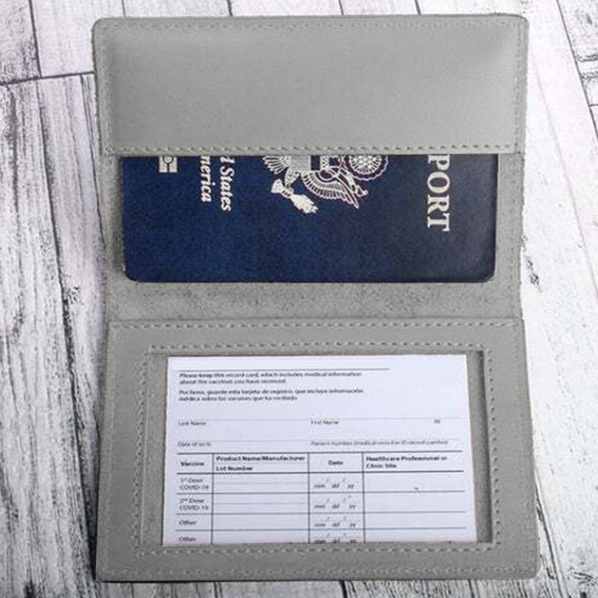 VIP 3 In 1 Card Holder For Vaccination Card, ID And Passport