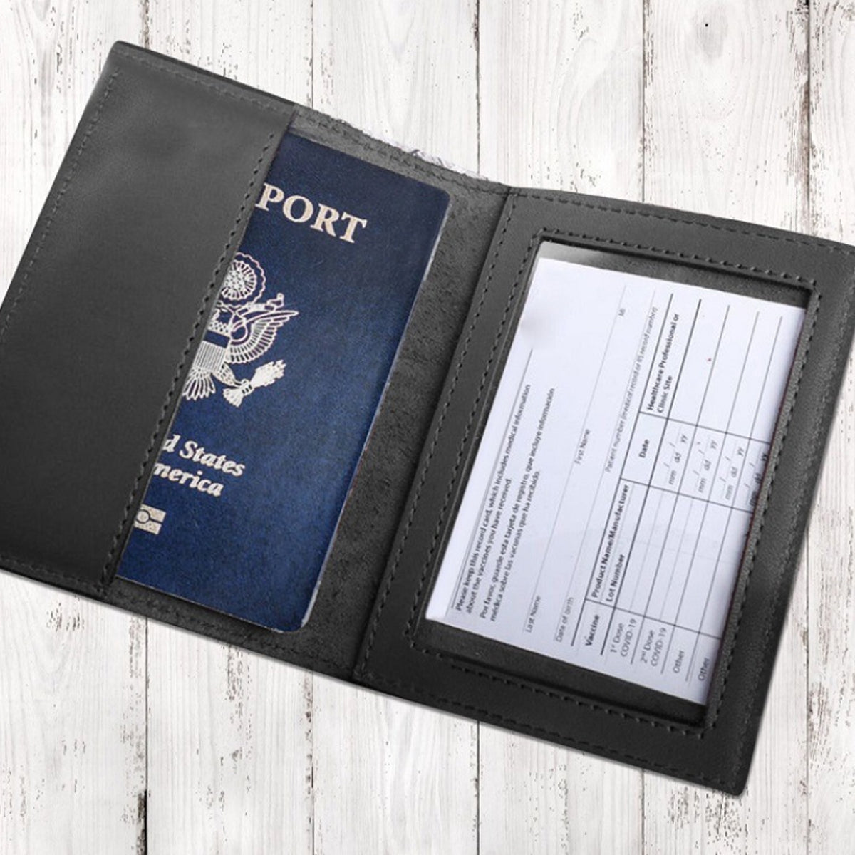 VIP 3 In 1 Card Holder For Vaccination Card, ID And Passport