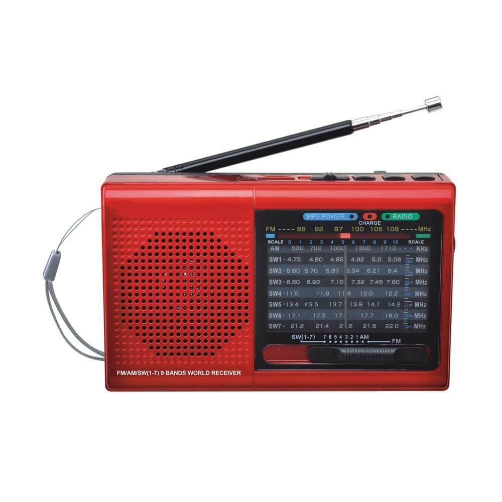 Supersonic 9 Band Radio With Bluetooth