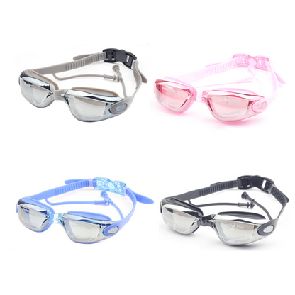 Go Go Goggles Swimming Glasses With Ear Plugs