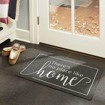 ''No Place Like Home'' Outdoor Rubber Doormat 18" x 30"