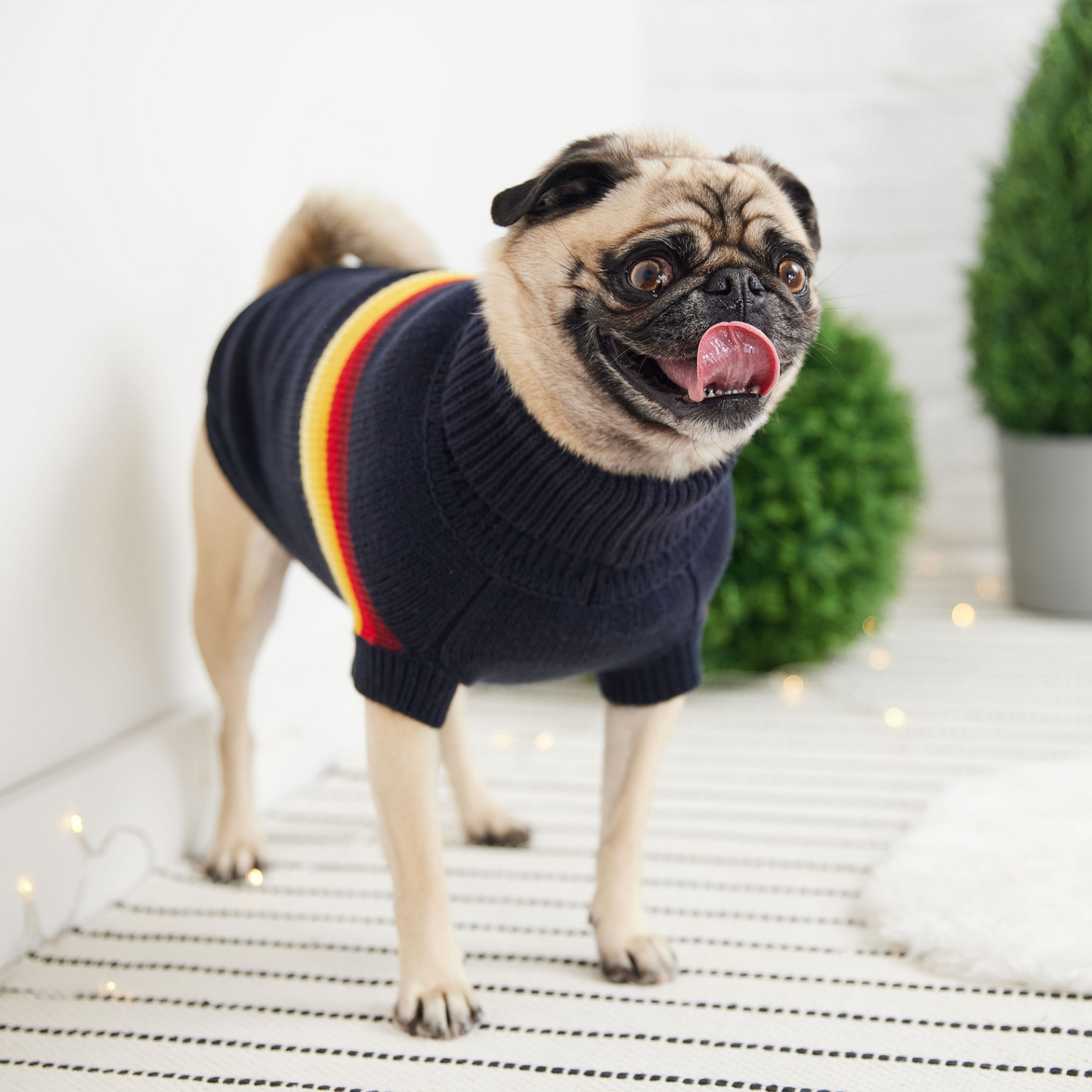 Retro Sweater - Navy