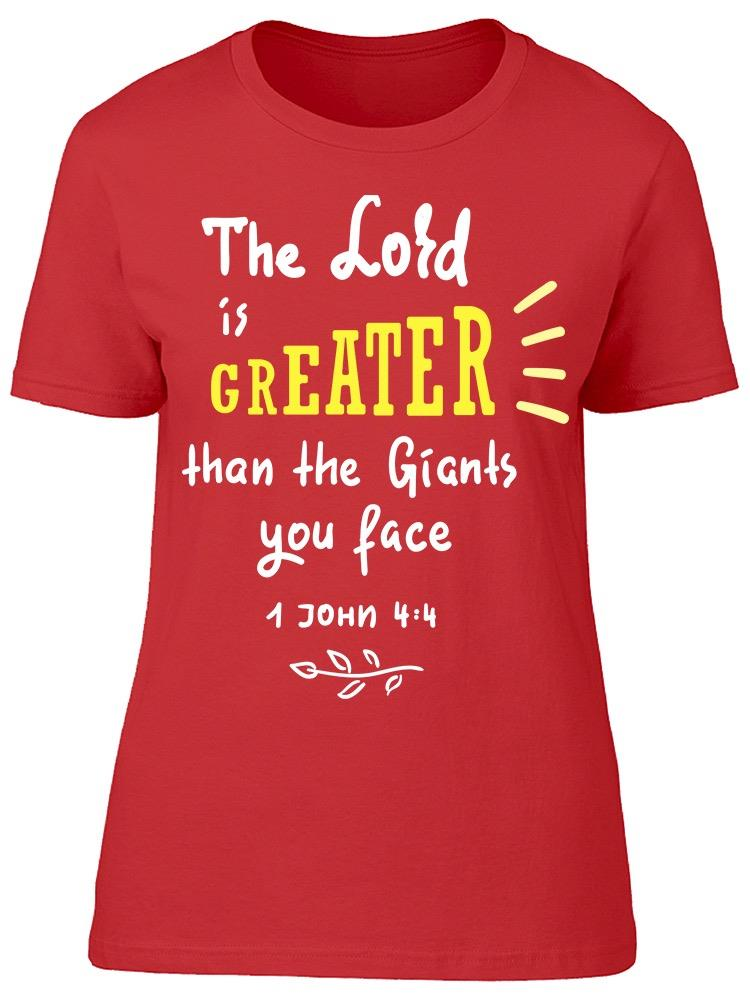 Motivational Quote Of Lord. Tee Women's -Image by Shutterstock