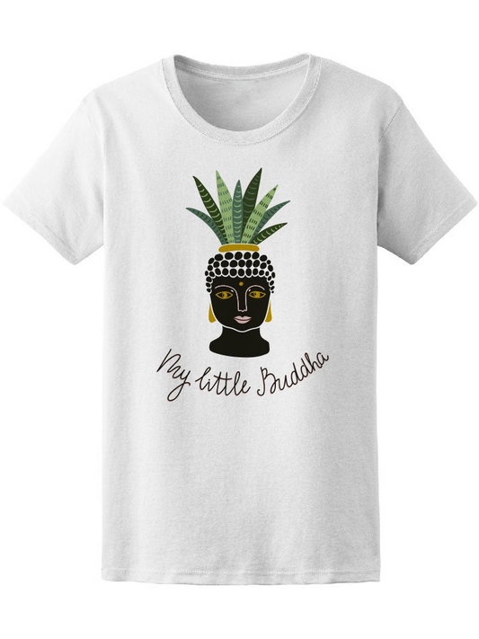 My Little Buddha Tropical Plant Tee Women's -Image by Shutterstock