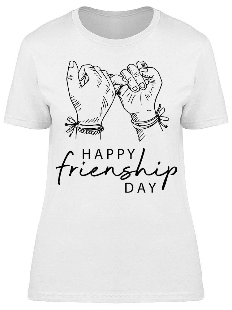 Happy Friendship Day Logo Tee Women's -Image by Shutterstock
