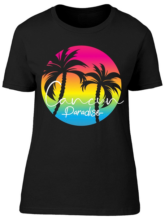 Cancun Mexico Beach Caribbean Tee Women's -Image by Shutterstock