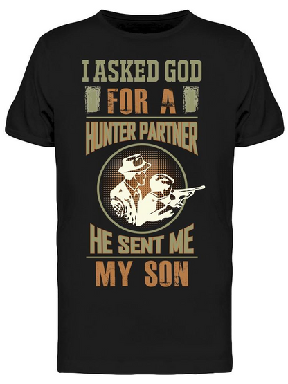 My Son, My Hunting Partner Tee Men's -Image by Shutterstock Men's T-shirt