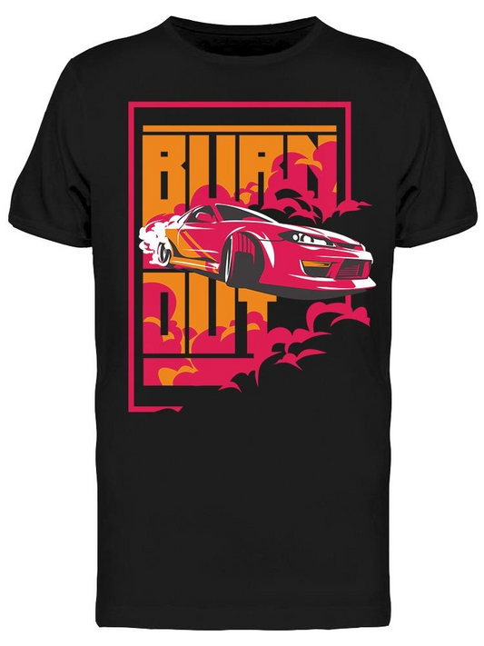 Burn Out Design Tee Men's -Image by Shutterstock