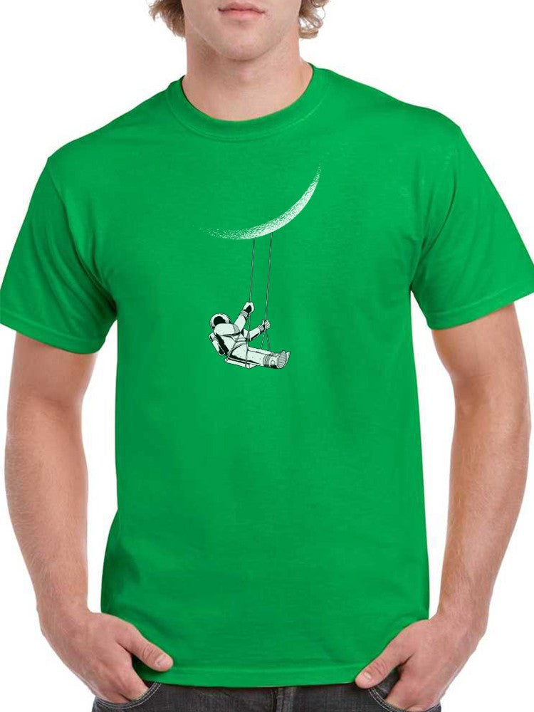 Swinging On The Moon T-shirt -SmartPrintsInk Designs