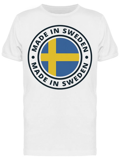 Made In Sweden Label  Tee Men's -Image by Shutterstock