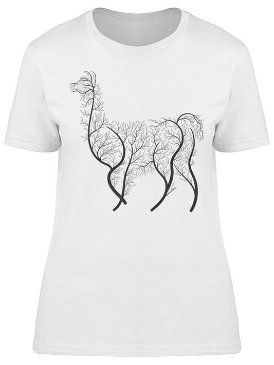 Alpaca, Bush Silhouette Tee Women's -Image by Shutterstock