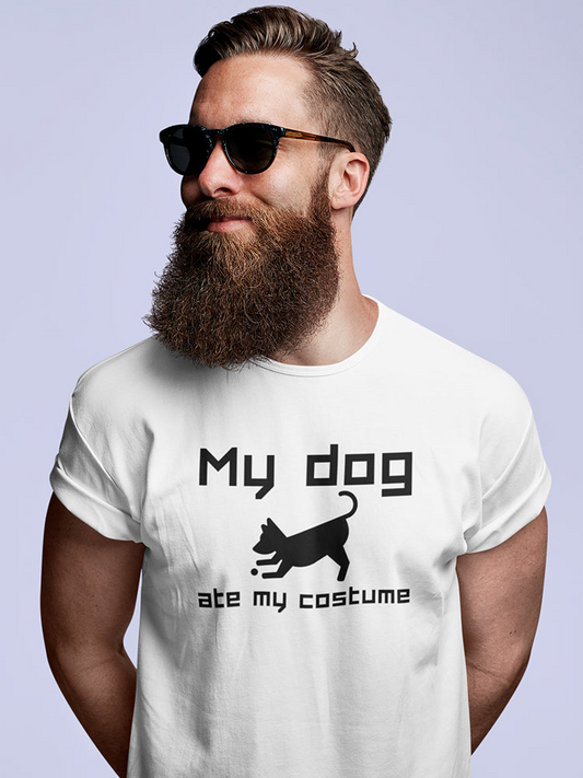 "My dog ate my costume" Men's T-shirt